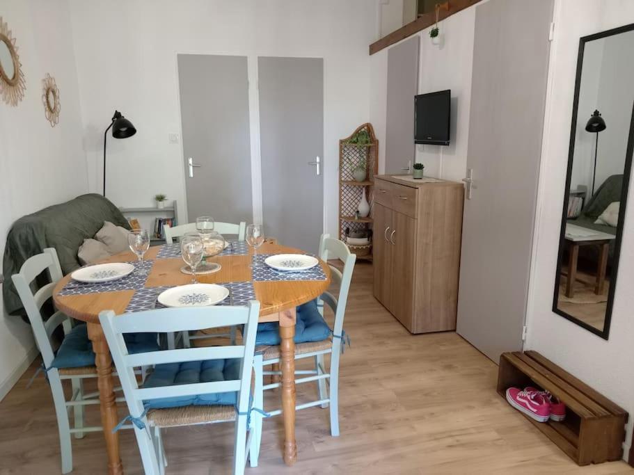 Jolie Maisonnette Dans Residence Calme Avec Piscine Le Barcarès Dış mekan fotoğraf